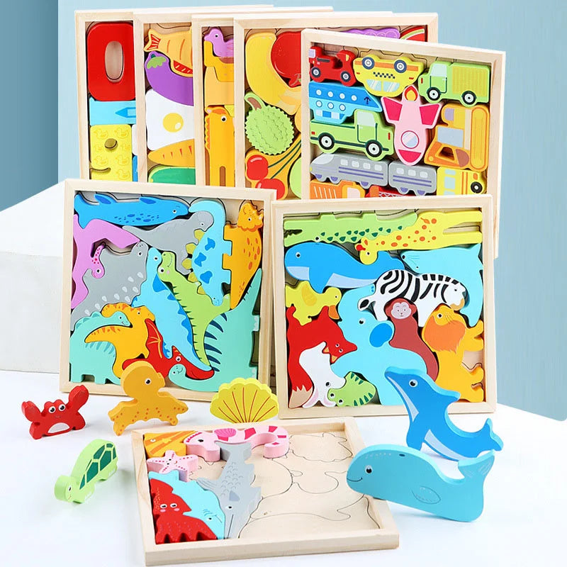 Tangram Puzzle Set for Special Needs | Spatial & Visual Learning Tool