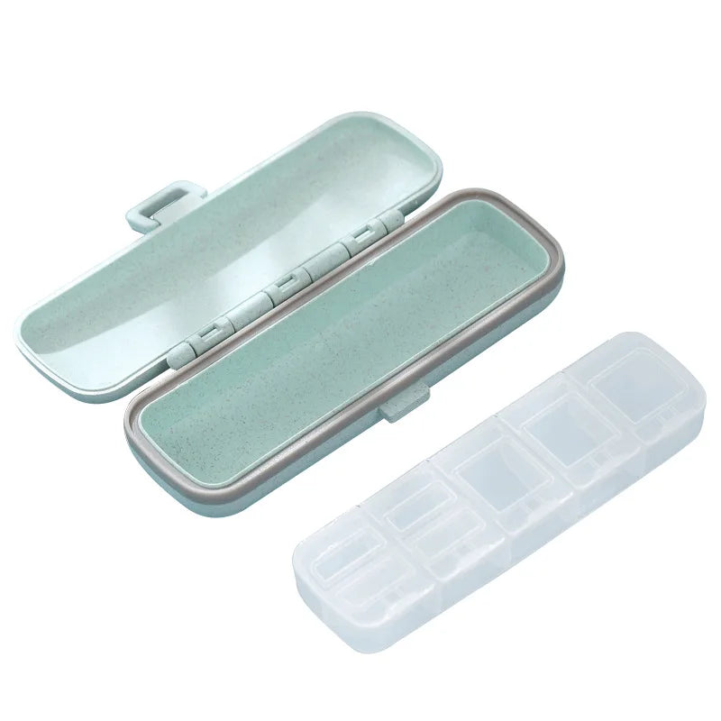 Portable Travel Pill Box | Compact Medication Organiser for The Elderly & People with Disabilities
