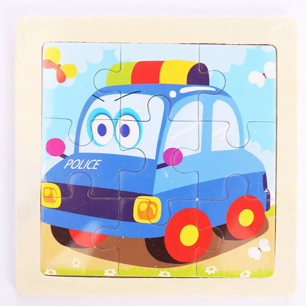 9 Piece Wooden Puzzle | Simple, Fun & Educational Toy