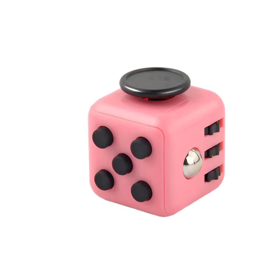Solid Colour Fidget Decompression Dice | Stress Relief Toy for Autism, ADHD & Anxiety Support