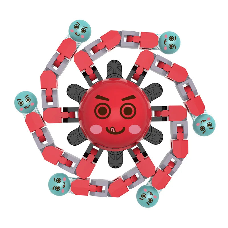 Glow-in-the-Dark Transformable Fidget Spinner | Sensory Play & Stress Relief for Children with Disabilities