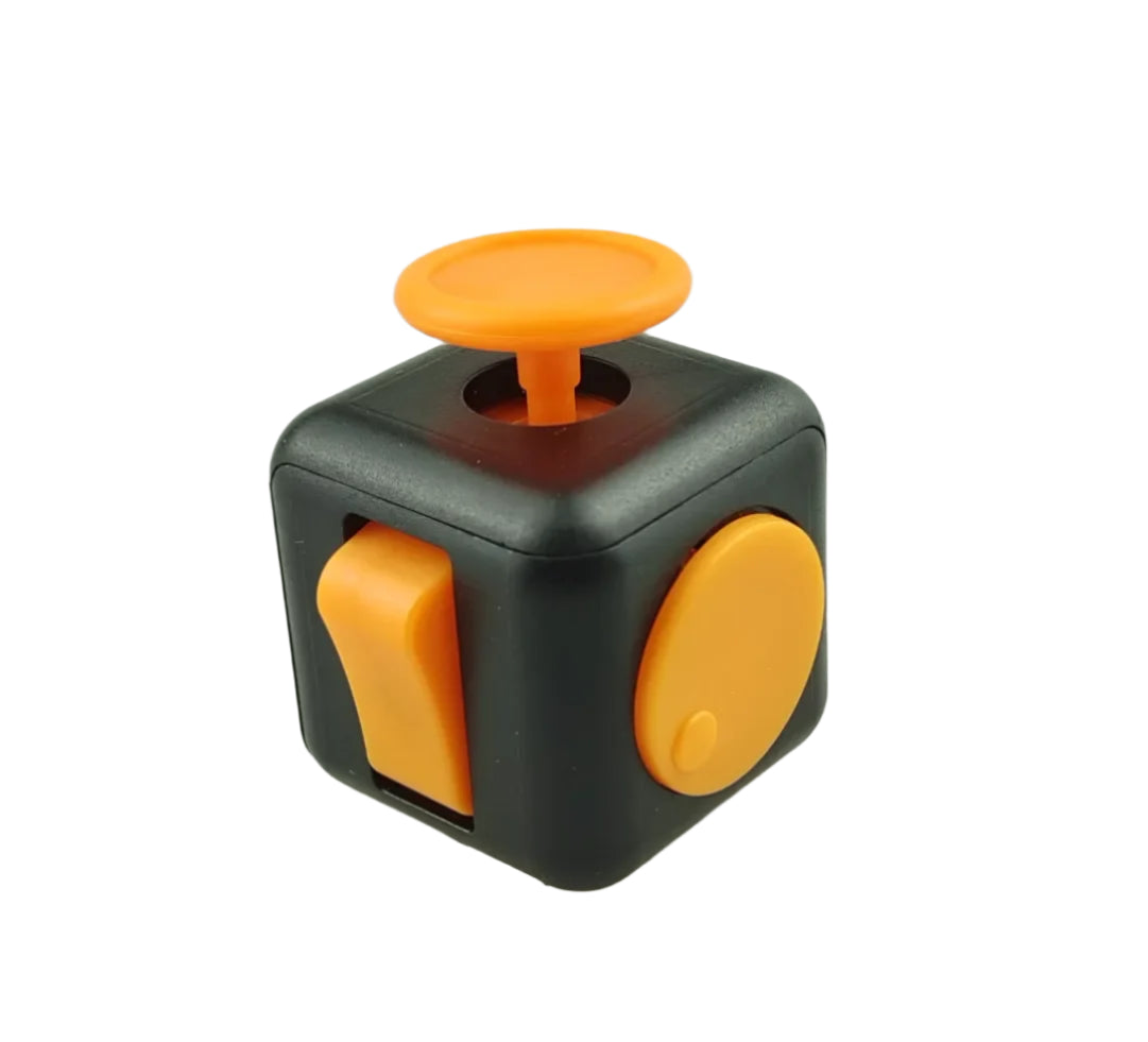 Solid Colour Fidget Decompression Dice | Stress Relief Toy for Autism, ADHD & Anxiety Support
