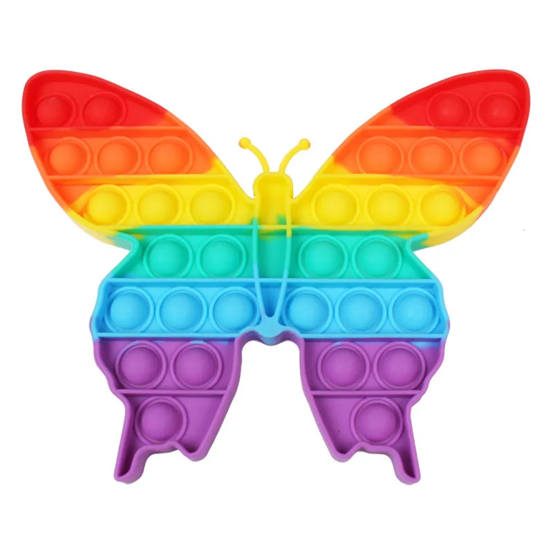 Sensory Toys Rainbow Pop-Its | Stimulate, Soothe & Play for Children with Disabilities