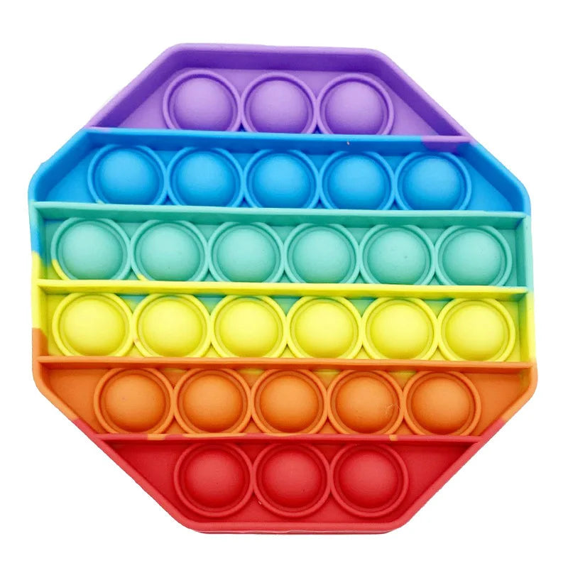 Sensory Toys Rainbow Pop-Its | Stimulate, Soothe & Play for Children with Disabilities