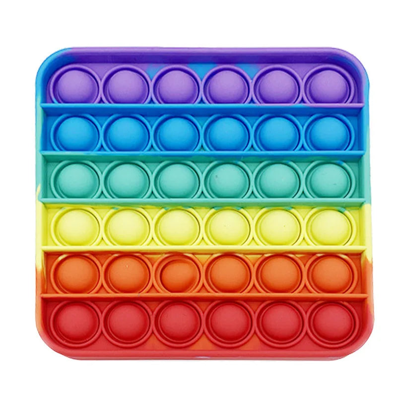 Sensory Toys Rainbow Pop-Its | Stimulate, Soothe & Play for Children with Disabilities