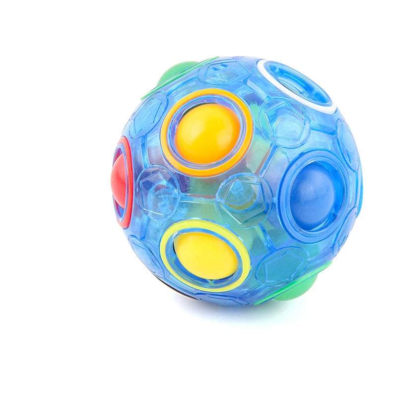 Magic Rainbow Puzzle Ball | Sensory Fidget Toy for Focus, Stress Relief & Fun