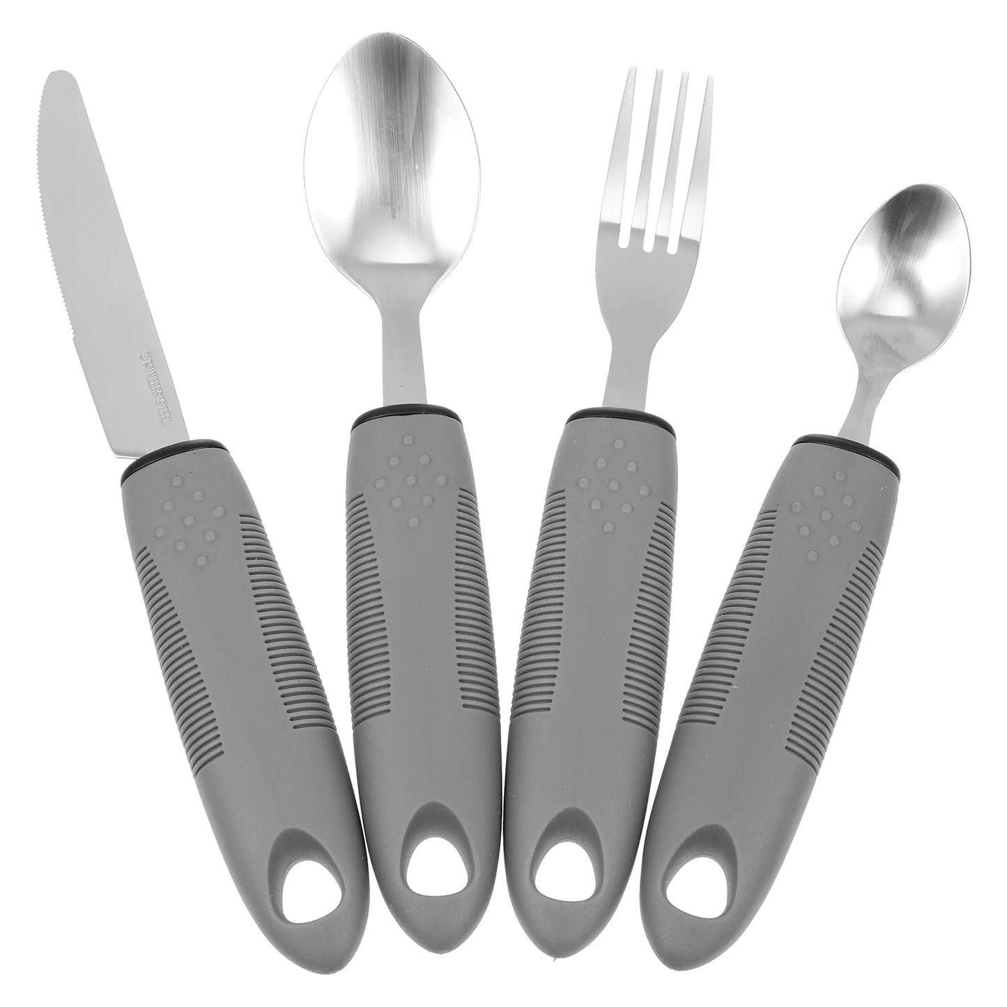 Easy Grip Adaptive Utensil Set | Non-Slip Cutlery for Seniors & Disability Support