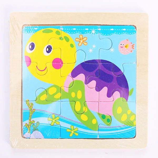 9 Piece Wooden Puzzle | Simple, Fun & Educational Toy