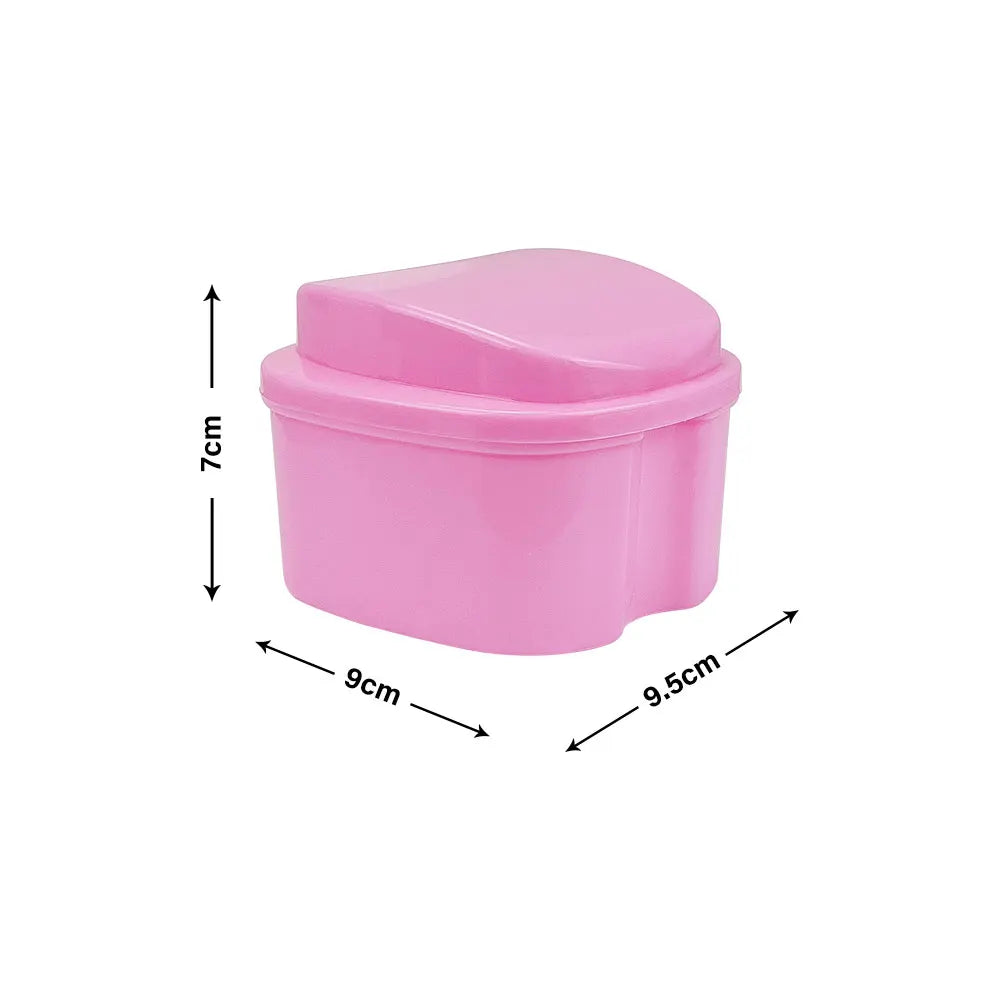 Denture Bath Box Cleaning Container