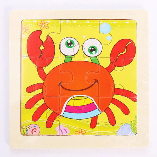 9 Piece Wooden Puzzle | Simple, Fun & Educational Toy