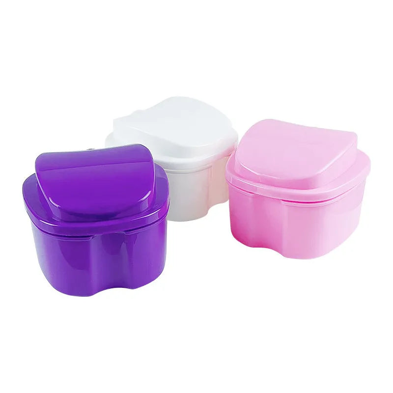 Denture Bath Box Cleaning Container