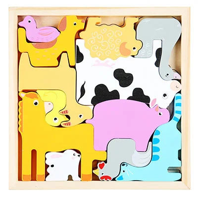Tangram Puzzle Set for Special Needs | Spatial & Visual Learning Tool