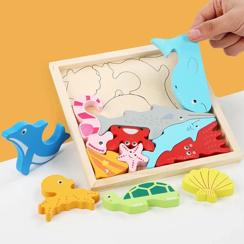 Tangram Puzzle Set for Special Needs | Spatial & Visual Learning Tool