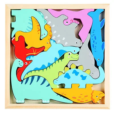 Tangram Puzzle Set for Special Needs | Spatial & Visual Learning Tool