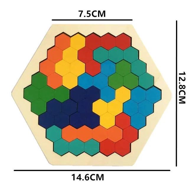 Tangram Puzzle Set for Special Needs | Spatial & Visual Learning Tool