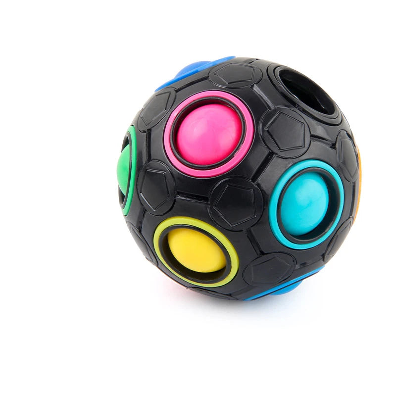Magic Rainbow Puzzle Ball | Sensory Fidget Toy for Focus, Stress Relief & Fun