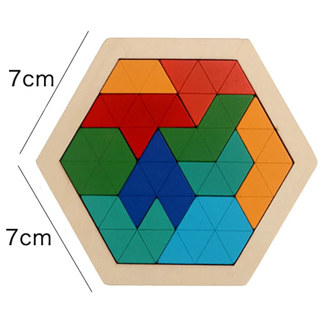Tangram Puzzle Set for Special Needs | Spatial & Visual Learning Tool