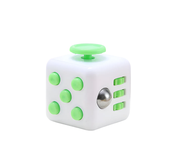 Solid Colour Fidget Decompression Dice | Stress Relief Toy for Autism, ADHD & Anxiety Support