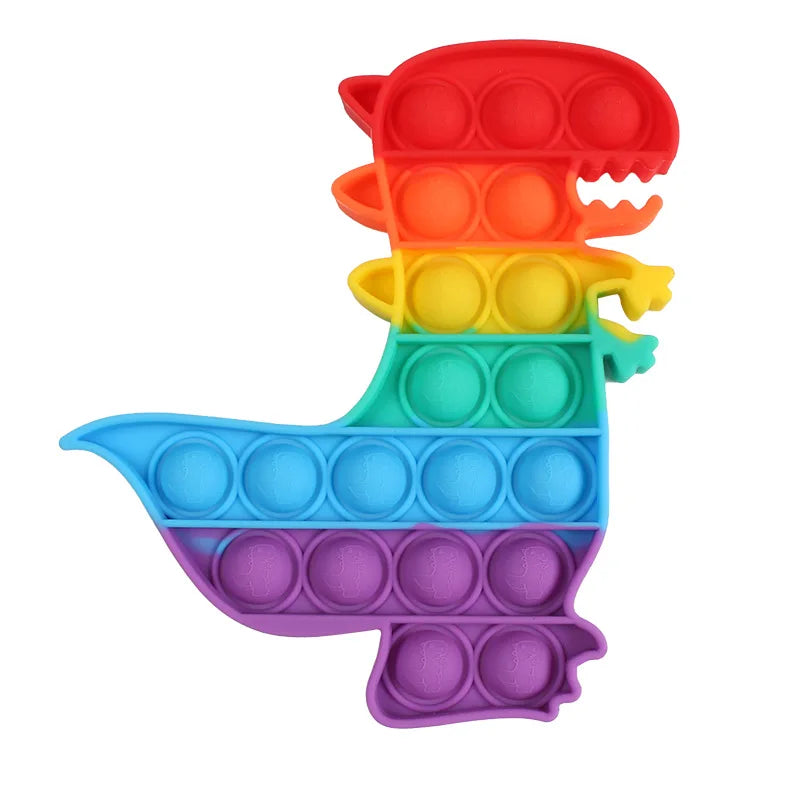 Sensory Toys Rainbow Pop-Its | Stimulate, Soothe & Play for Children with Disabilities
