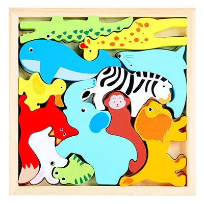 Tangram Puzzle Set for Special Needs | Spatial & Visual Learning Tool