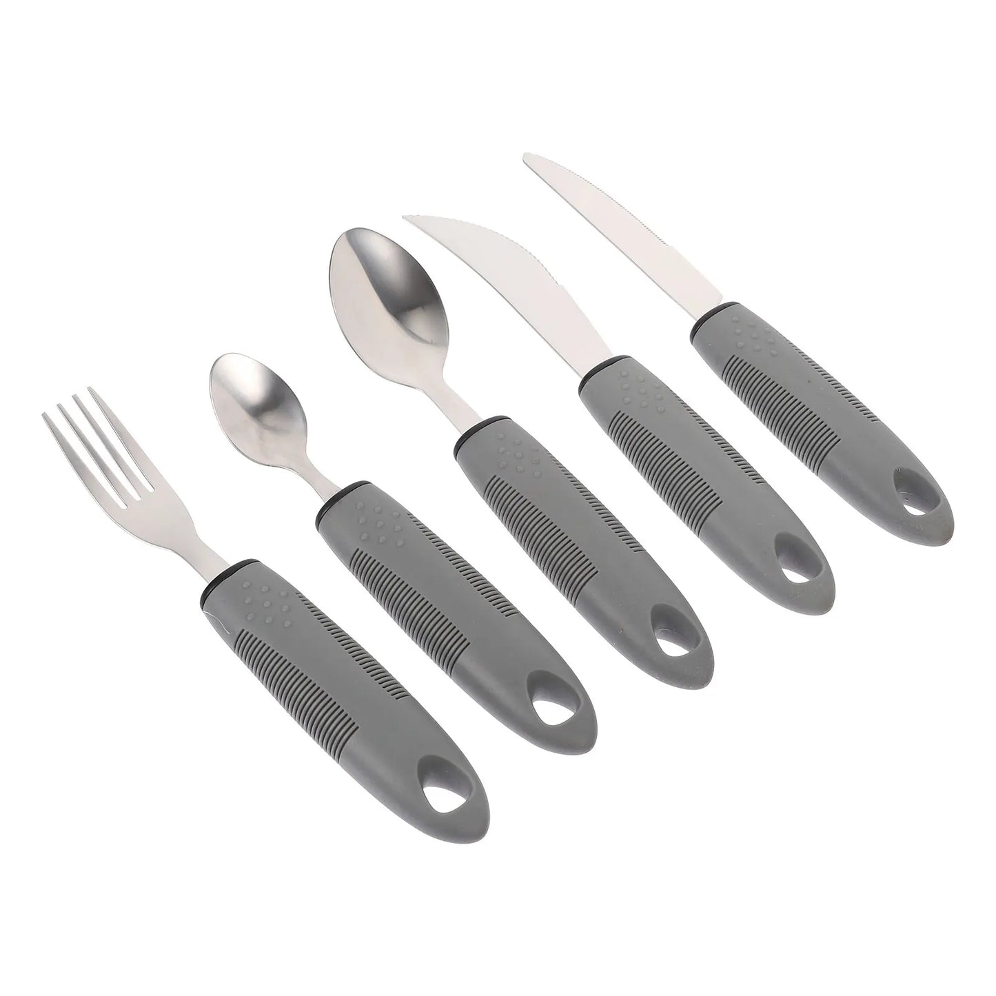 Easy Grip Adaptive Utensil Set | Non-Slip Cutlery for Seniors & Disability Support