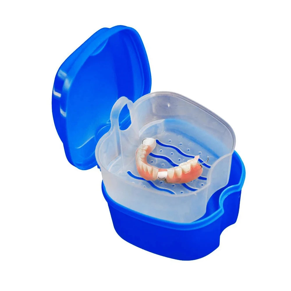 Denture Bath Box Cleaning Container