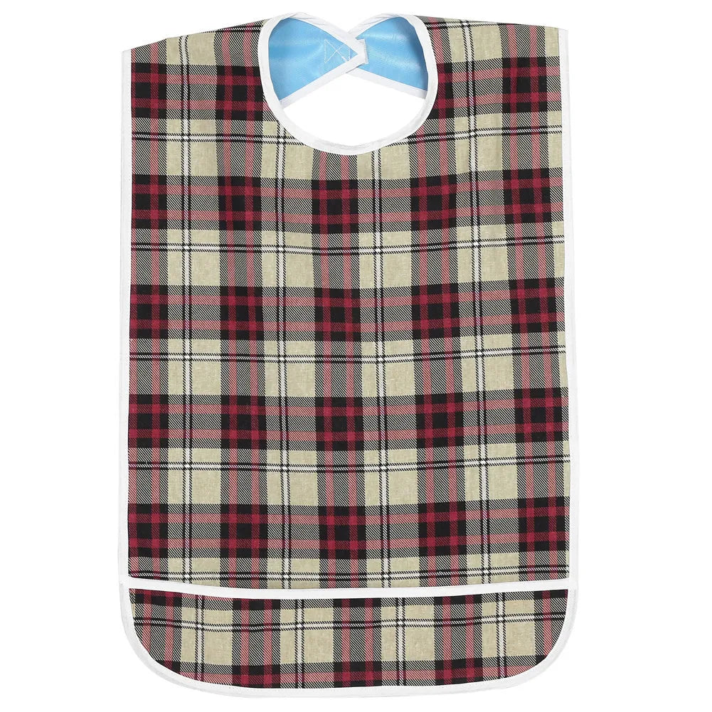 Waterproof Adult Clothing Protector Bib | Easy-Wear Mealtime Aid for Elderly & Disabled