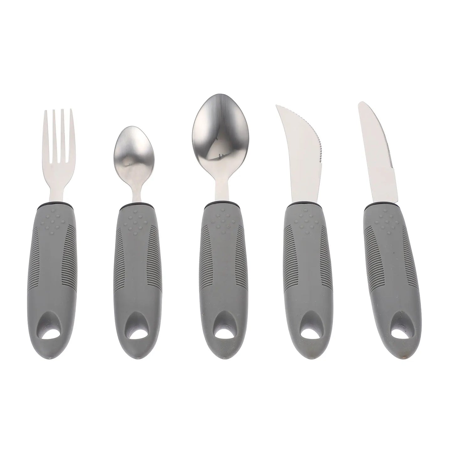 Easy Grip Adaptive Utensil Set | Non-Slip Cutlery for Seniors & Disability Support
