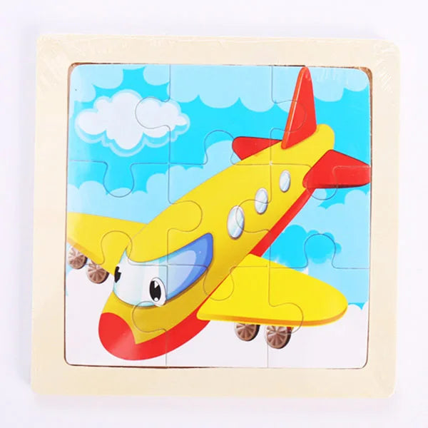 9 Piece Wooden Puzzle | Simple, Fun & Educational Toy