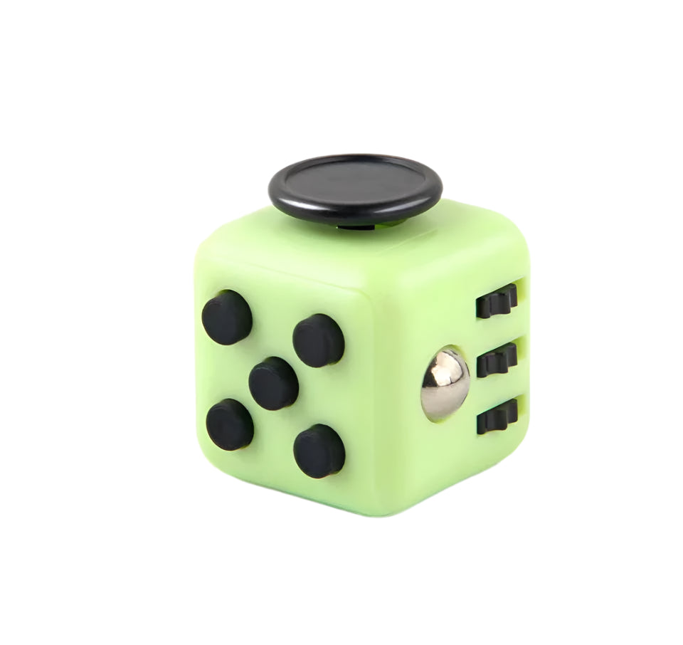 Solid Colour Fidget Decompression Dice | Stress Relief Toy for Autism, ADHD & Anxiety Support