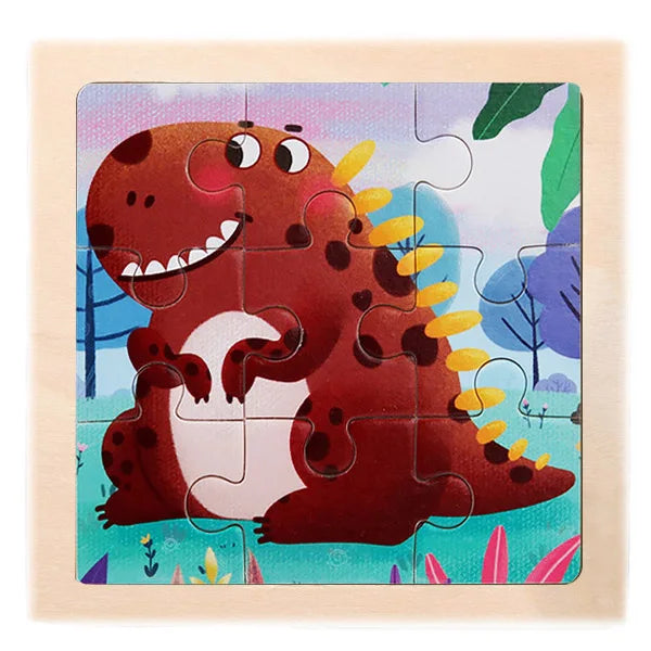9 Piece Wooden Puzzle | Simple, Fun & Educational Toy