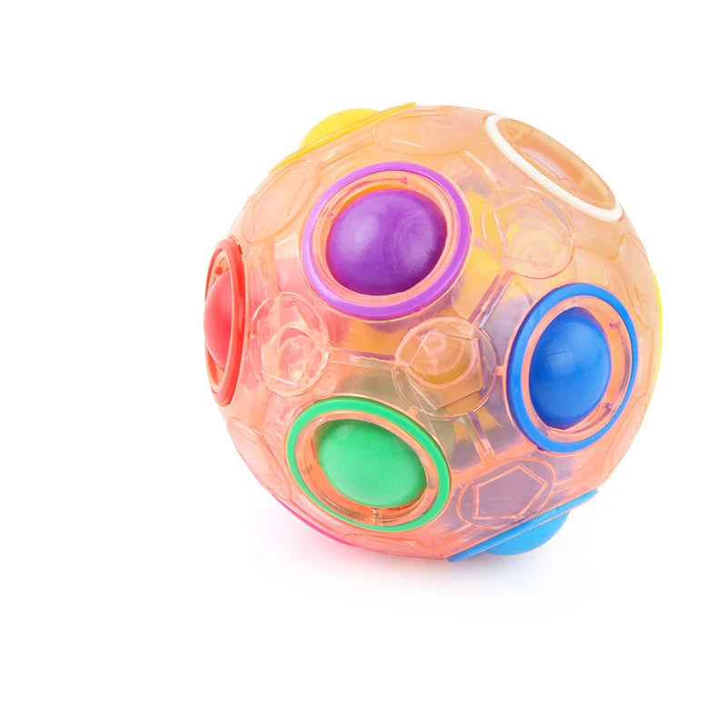 Magic Rainbow Puzzle Ball | Sensory Fidget Toy for Focus, Stress Relief & Fun
