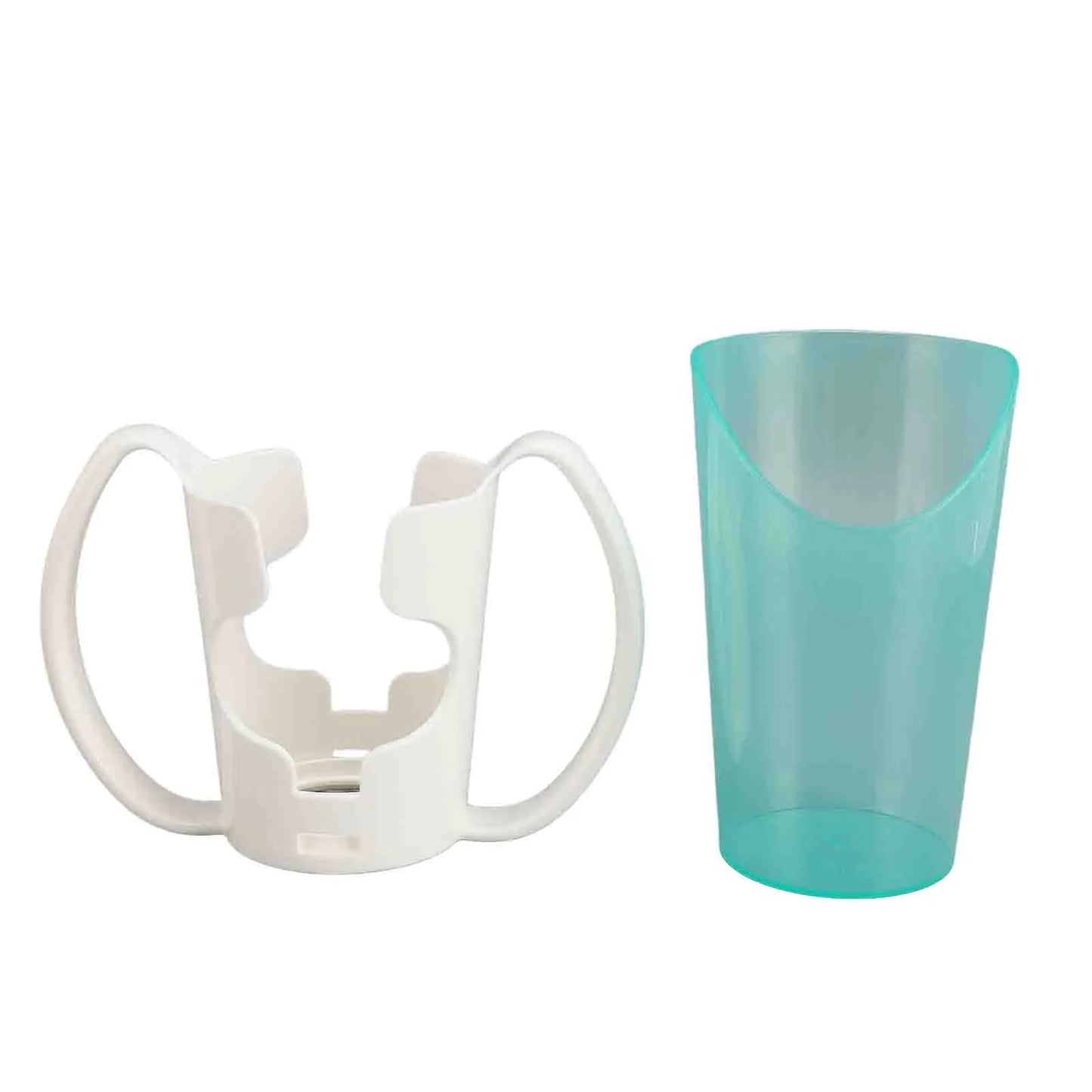 Assistive Nosey Cup with Handles | Adaptive Drinking Aid for Elderly & People with Disabilities