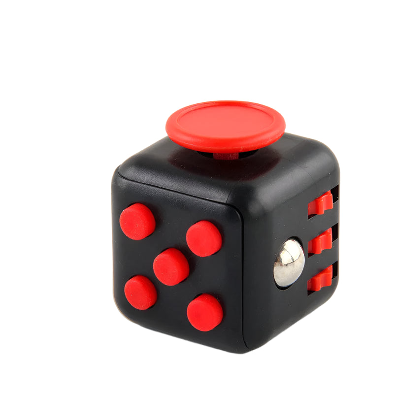 Solid Colour Fidget Decompression Dice | Stress Relief Toy for Autism, ADHD & Anxiety Support