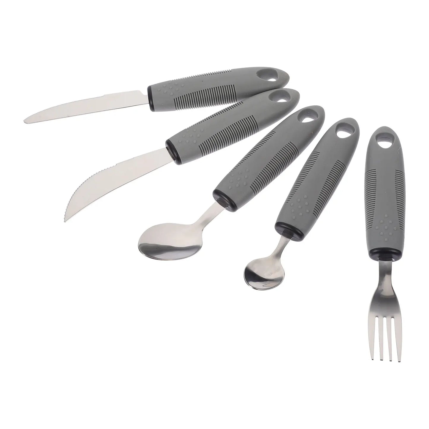 Easy Grip Adaptive Utensil Set | Non-Slip Cutlery for Seniors & Disability Support
