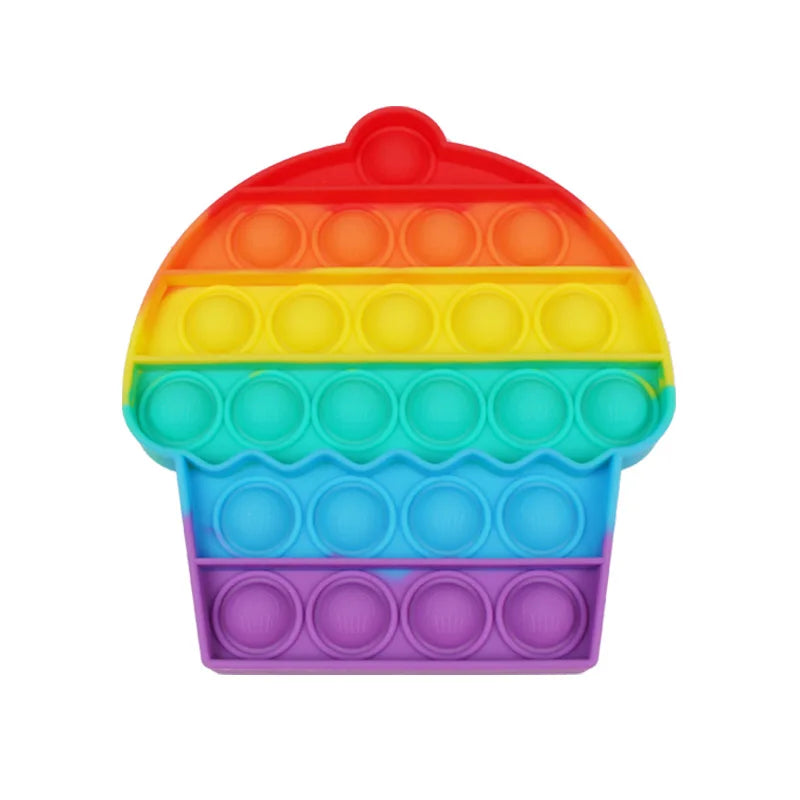 Sensory Toys Rainbow Pop-Its | Stimulate, Soothe & Play for Children with Disabilities