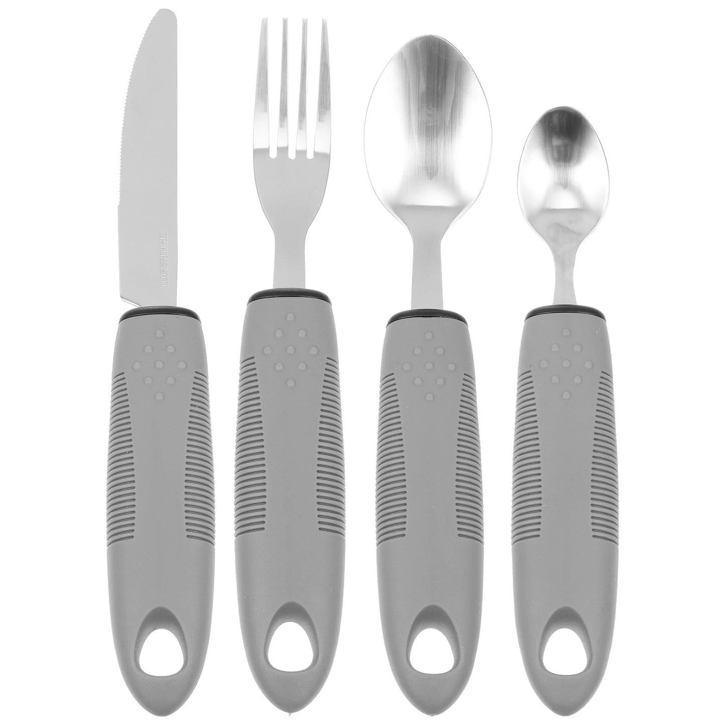 Easy Grip Adaptive Utensil Set | Non-Slip Cutlery for Seniors & Disability Support