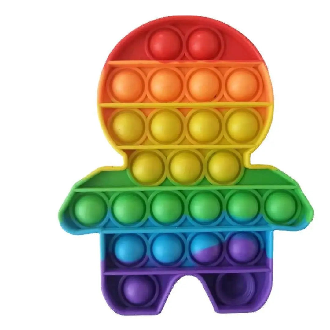 Sensory Toys Rainbow Pop-Its | Stimulate, Soothe & Play for Children with Disabilities