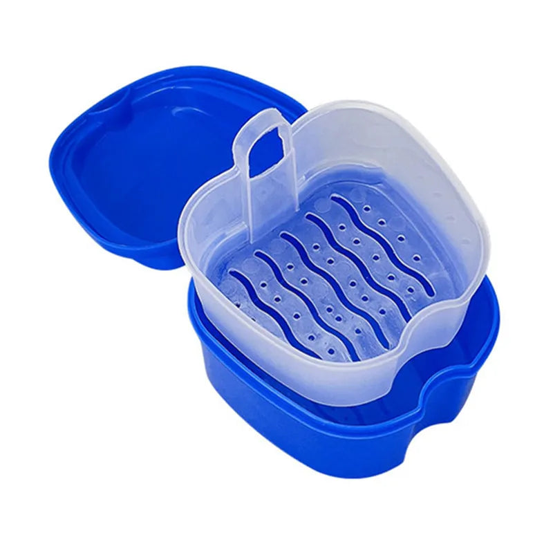 Denture Bath Box Cleaning Container