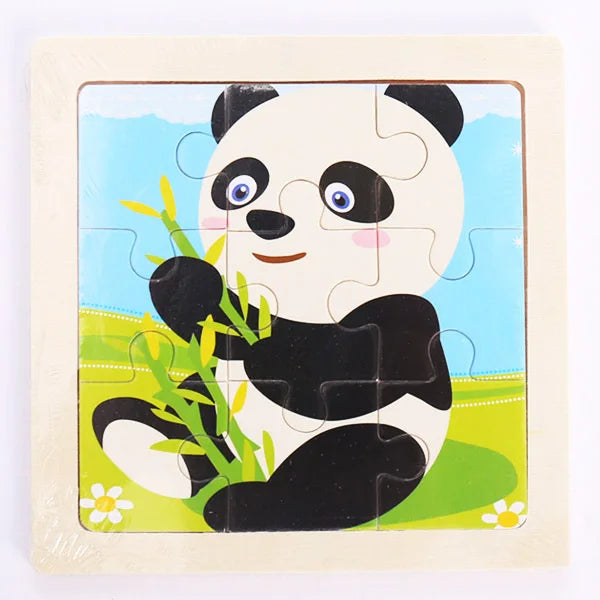 9 Piece Wooden Puzzle | Simple, Fun & Educational Toy