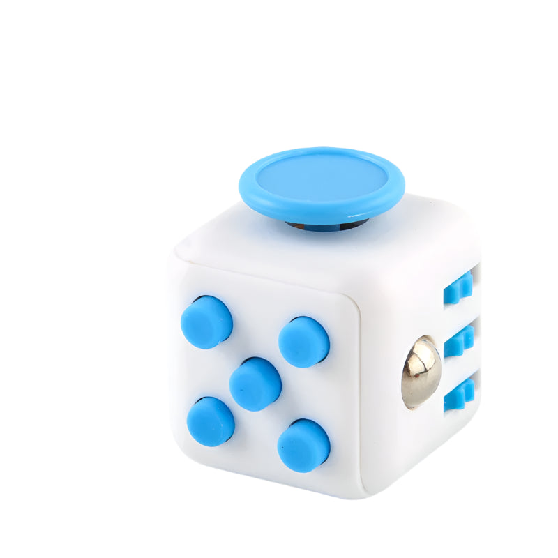 Solid Colour Fidget Decompression Dice | Stress Relief Toy for Autism, ADHD & Anxiety Support