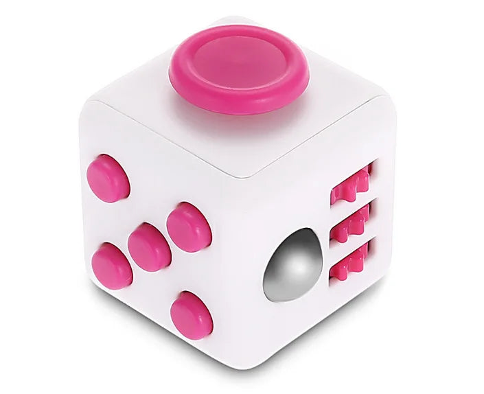 Solid Colour Fidget Decompression Dice | Stress Relief Toy for Autism, ADHD & Anxiety Support