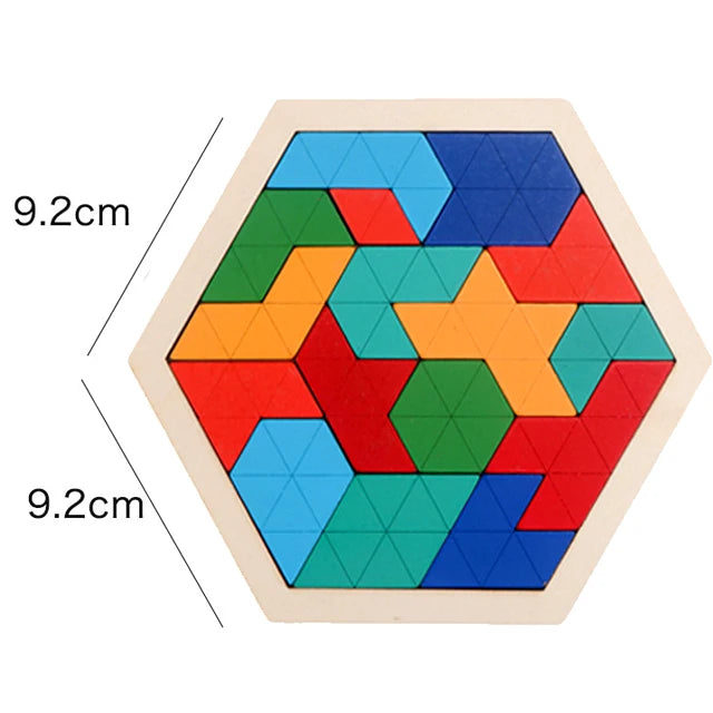 Tangram Puzzle Set for Special Needs | Spatial & Visual Learning Tool