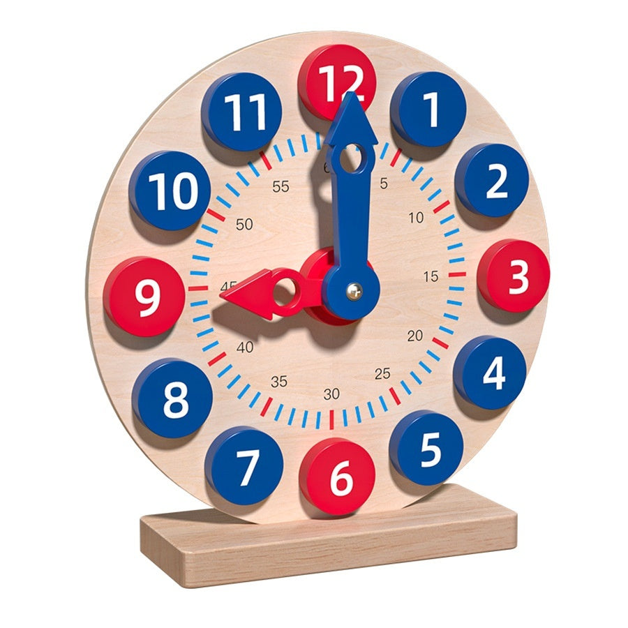 Clock Teaching Aid | Visual Learning Tool for Kids & People with Disabilities