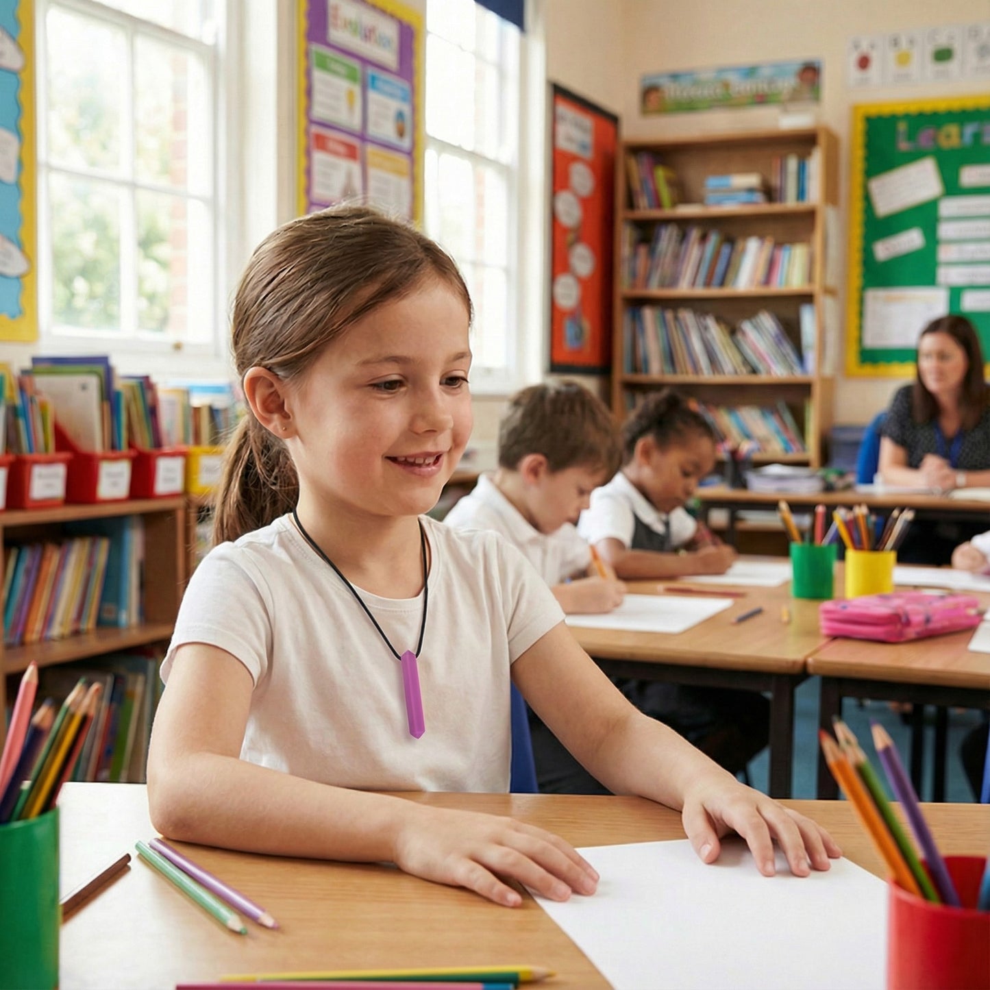 Sensory Teether Necklace | Oral Motor Aid for Autism, ADHD & Sensory Needs