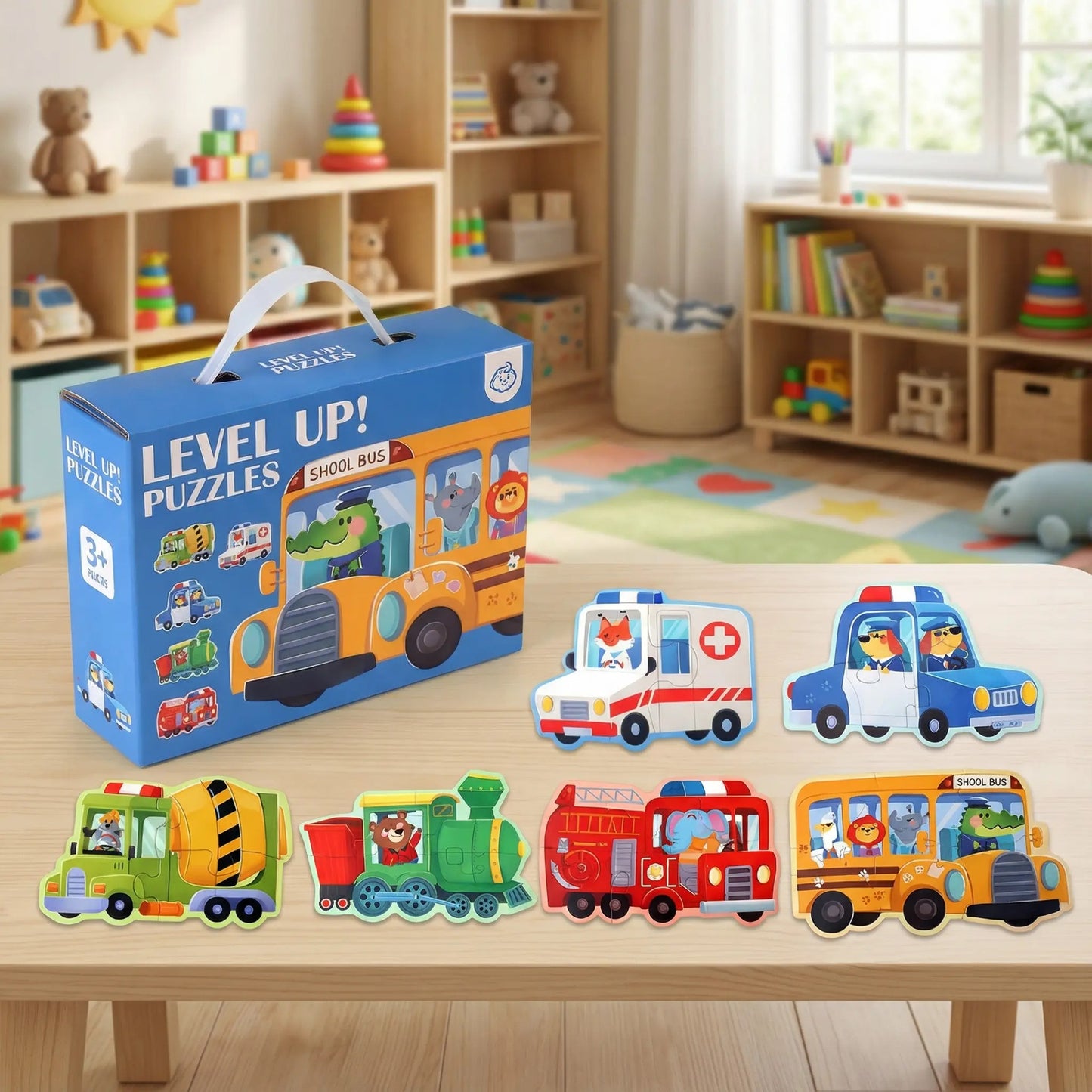 6-in-1 Puzzle Box Set | Cognitive & Fine Motor Learning Aid for People with Disabilities