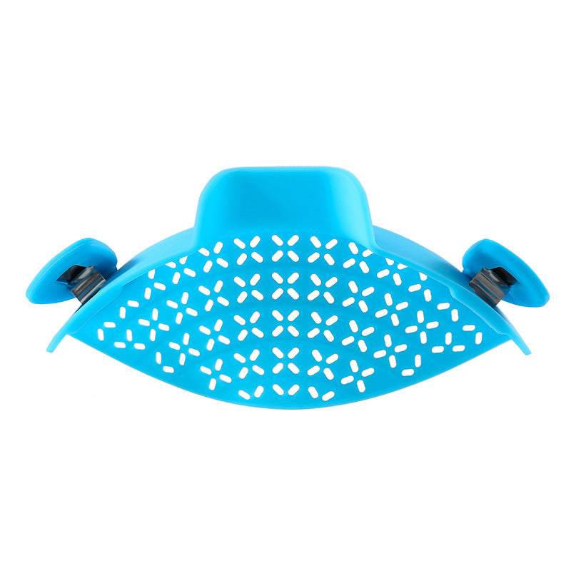 Silicone Pot Side Drain Stopper | Anti-Spill Clip-On Strainer for Seniors & Disabilities