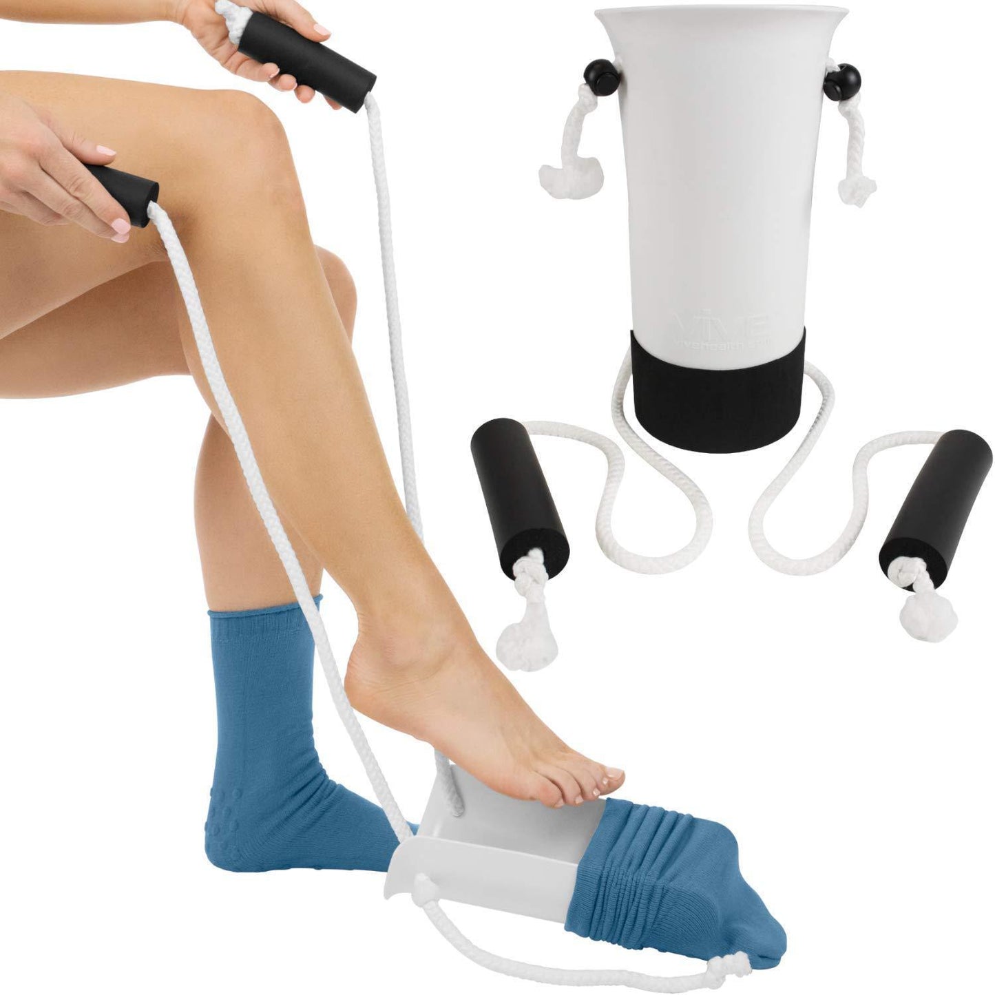 Sock Assistance Aid | Easy Sock Helper Tool for People with Limited Mobility