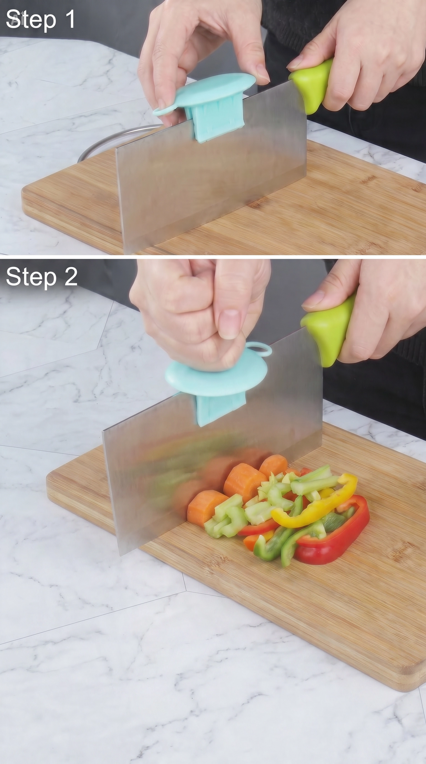 Knife Guide & Finger Guard – Safe Cutting Aid for Seniors & People with Disabilities