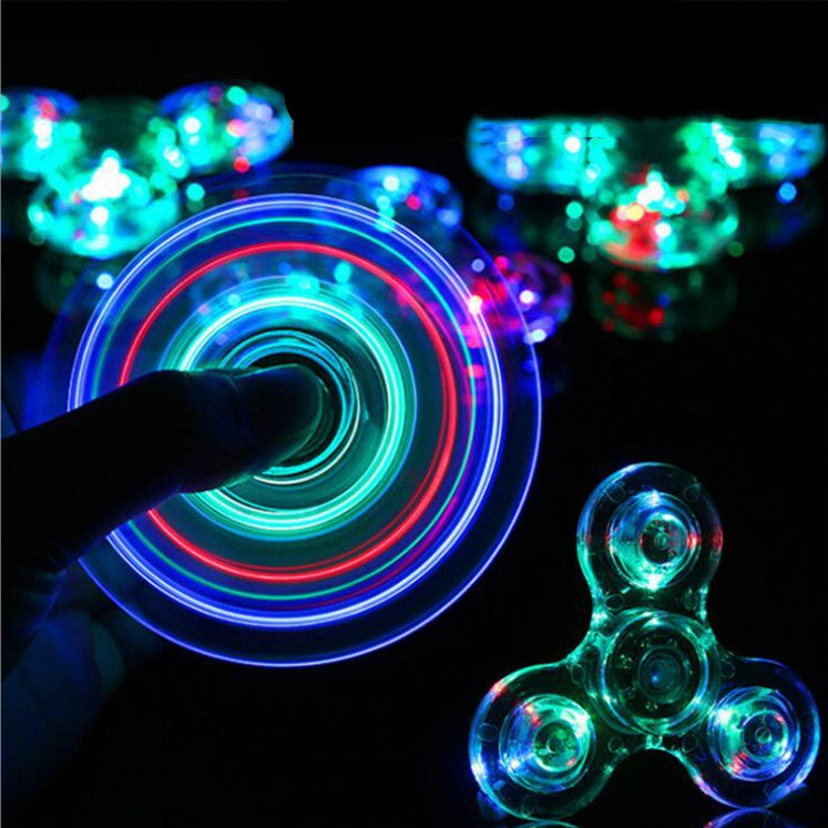 Luminous LED Light Fidget Spinner | Sensory Toy for Stress Relief, Focus & Fun